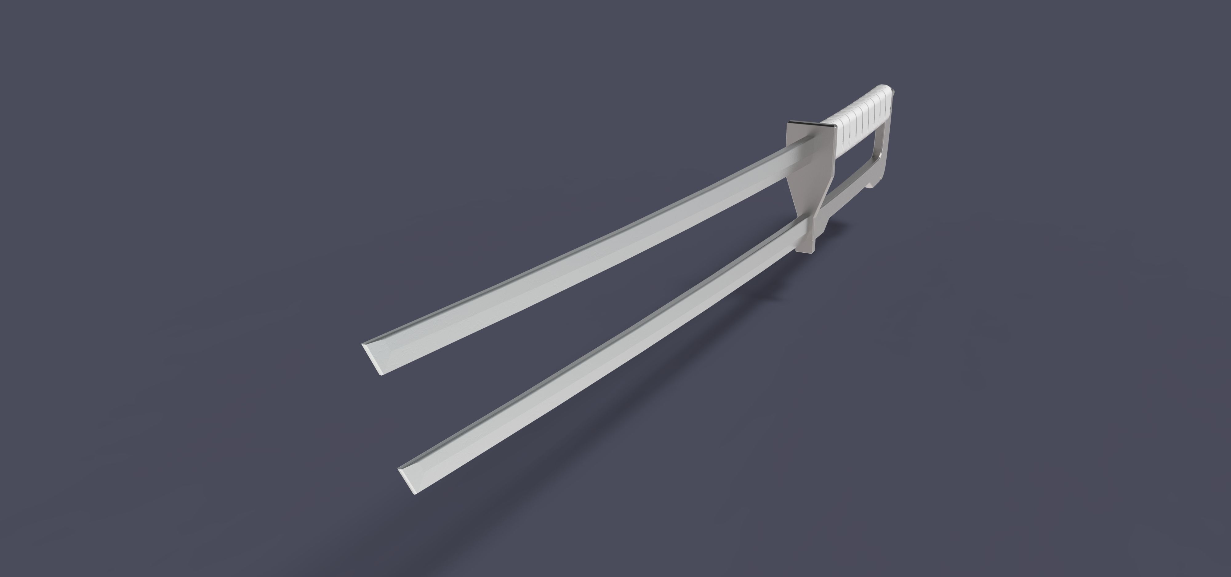 Sword of Shatterstar from movie Deadpool 2 3D model_8