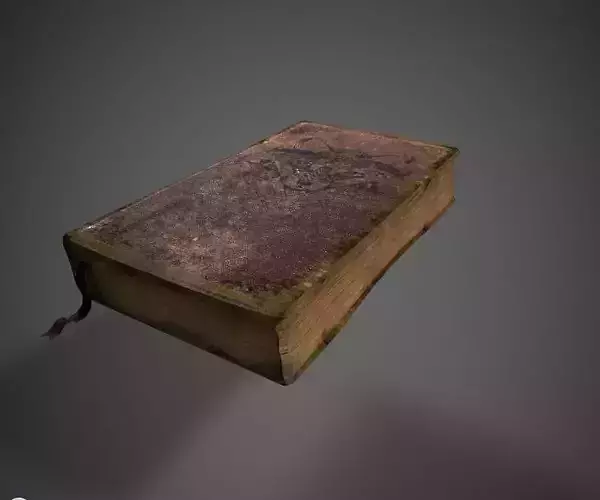 Mystical Book Low-poly 3D model