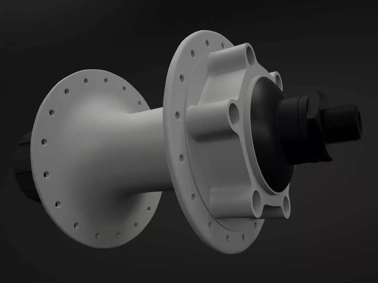 Realistic Bicycle Hub 3D model_0