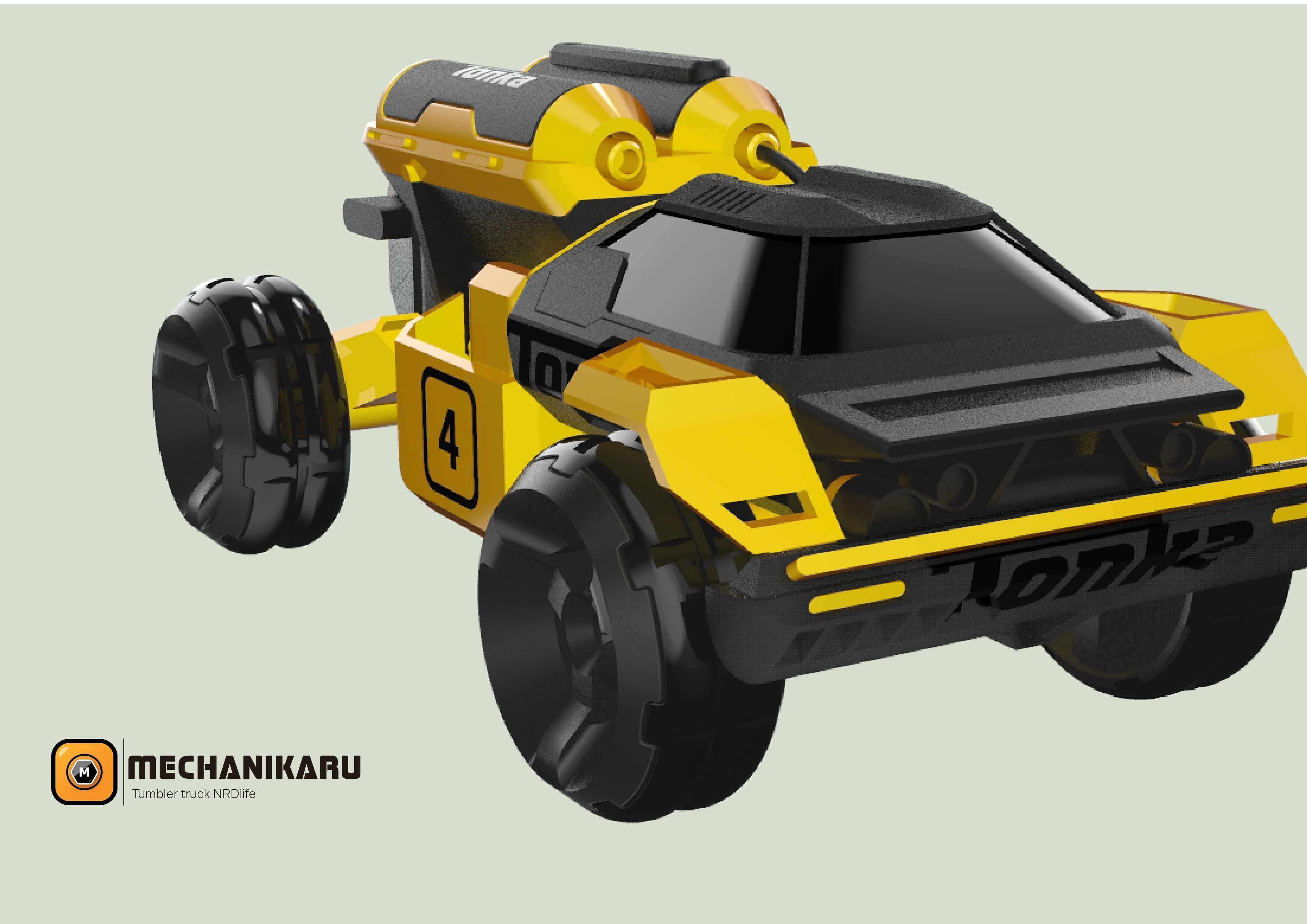 Off-road Tumble 3D print model_3