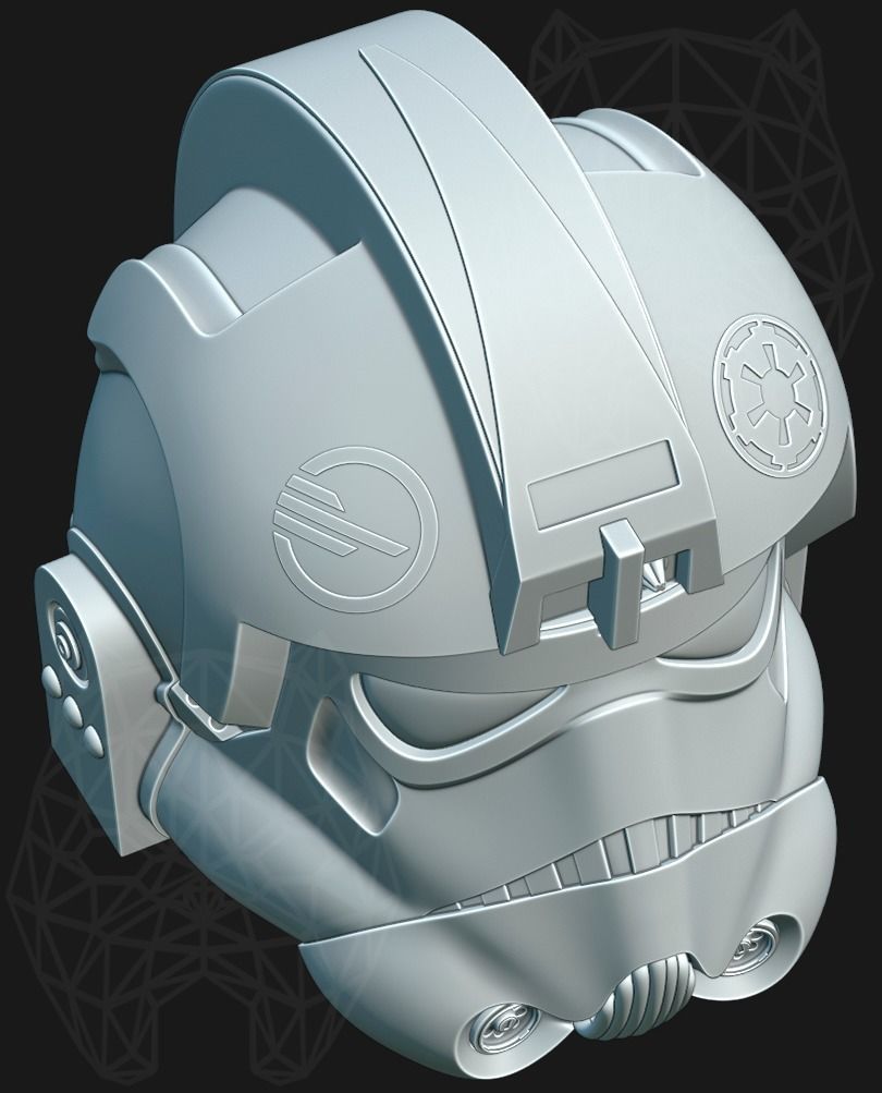 Battlefront II Inferno Squad 3d printable helmet 3D print model_8