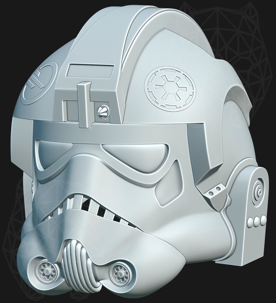 Battlefront II Inferno Squad 3d printable helmet 3D print model_4
