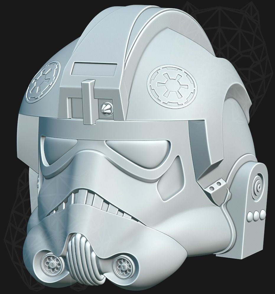 Battlefront II Inferno Squad 3d printable helmet 3D print model_3