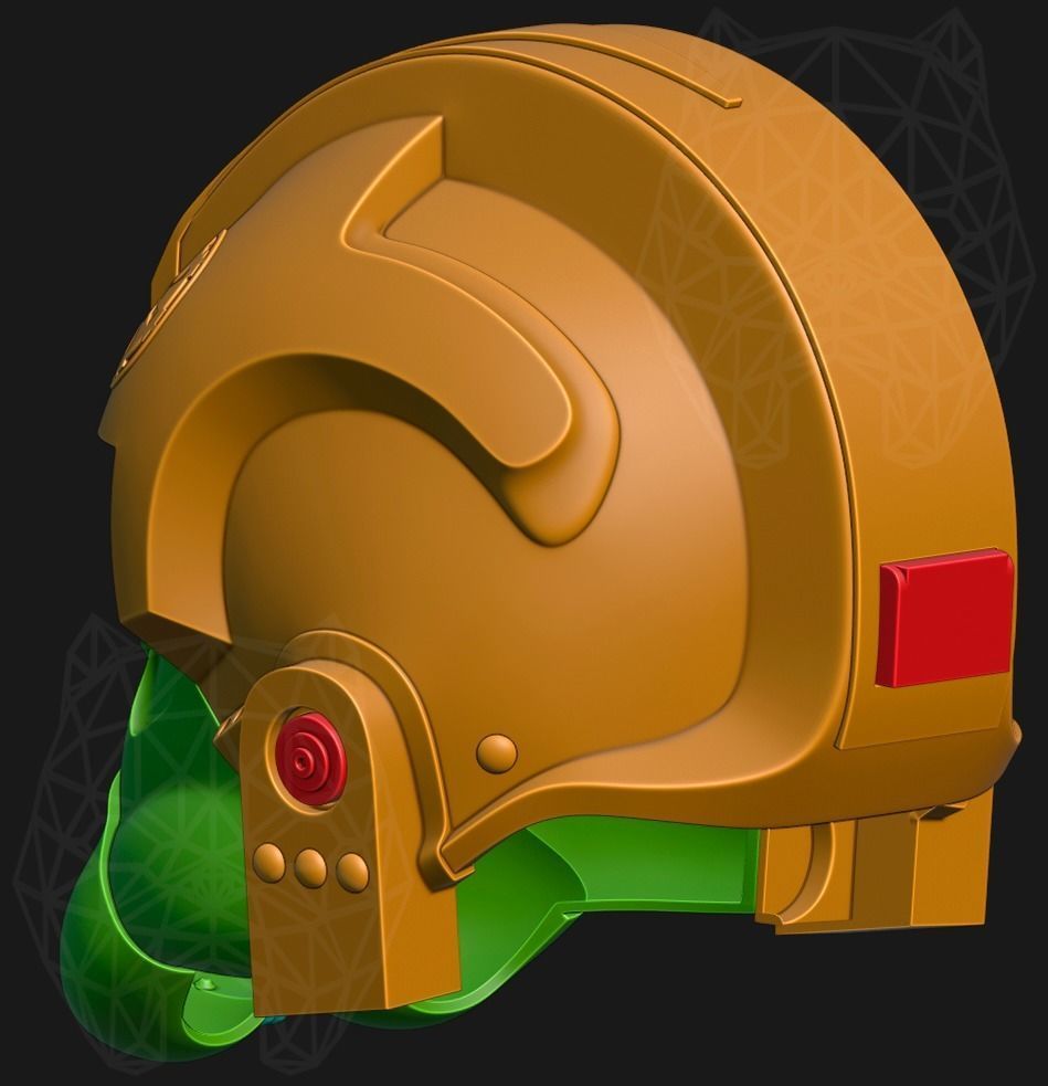 Battlefront II Inferno Squad 3d printable helmet 3D print model_13