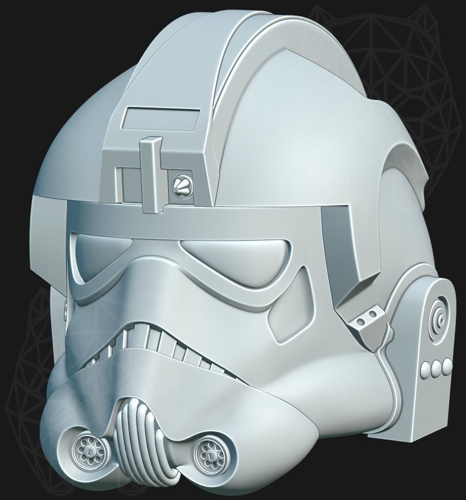 Battlefront II Inferno Squad 3d printable helmet 3D print model_2