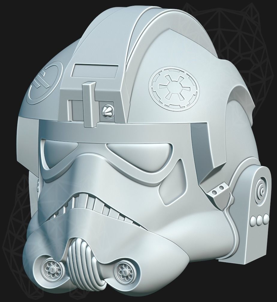 Battlefront II Inferno Squad 3d printable helmet 3D print model_1