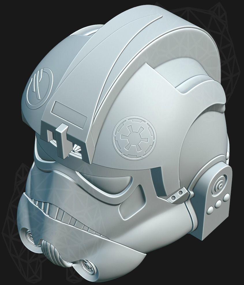 Battlefront II Inferno Squad 3d printable helmet 3D print model_7