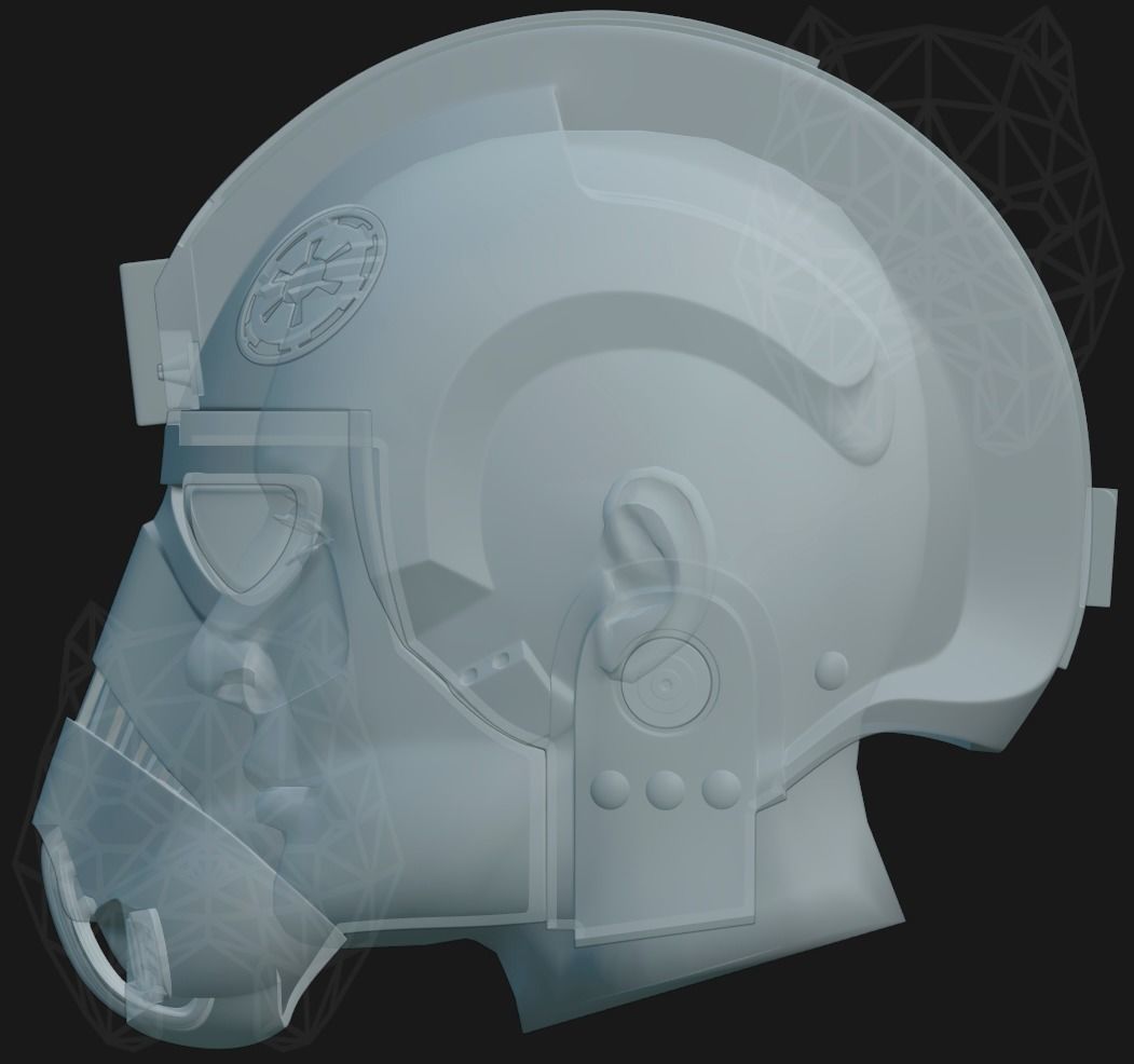 Battlefront II Inferno Squad 3d printable helmet 3D print model_11
