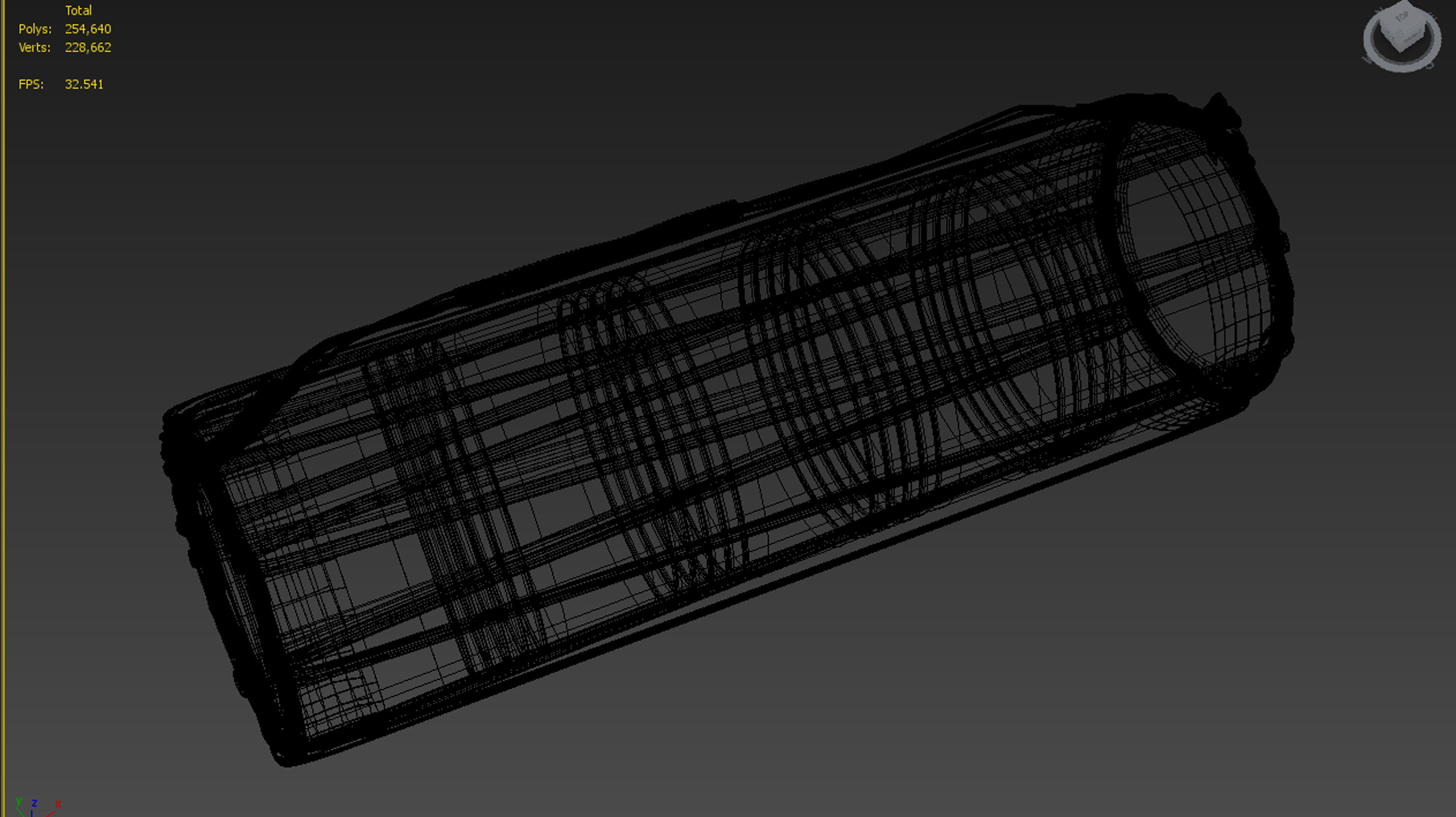 Traditional drum 3D model_2