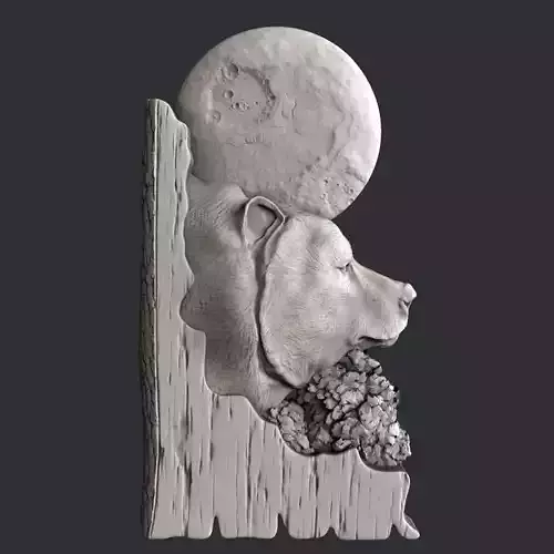 3d STL models for CNC bear