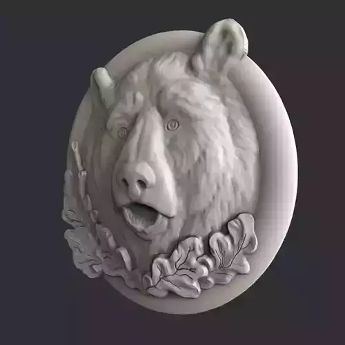 3d STL models for CNC bear