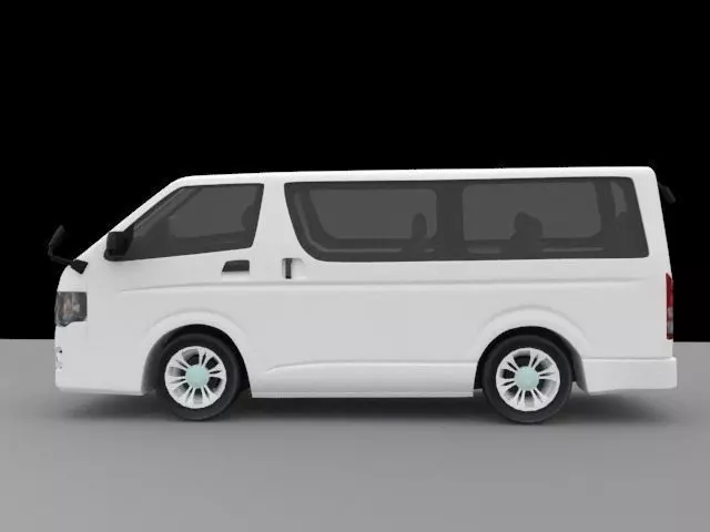Toyota KHD low poly Low-poly 3D model