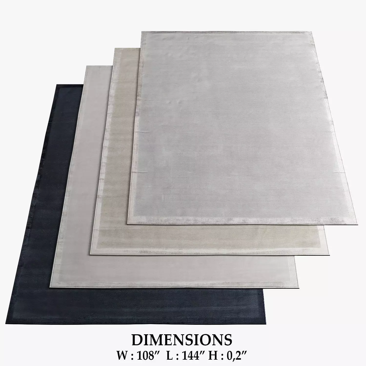 Restoration Hardware Rugs 68 3D model_0