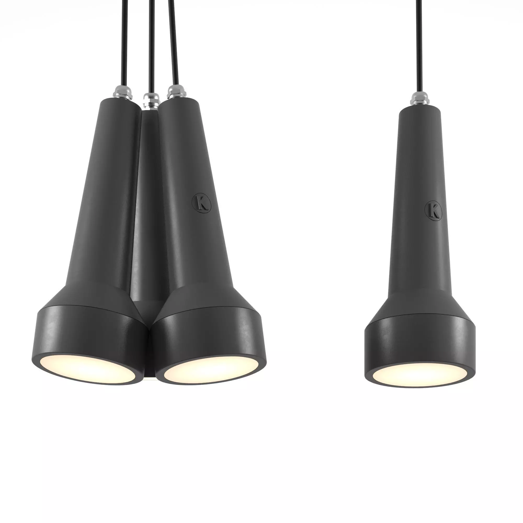 Torcia lamps Karman 3D model_0