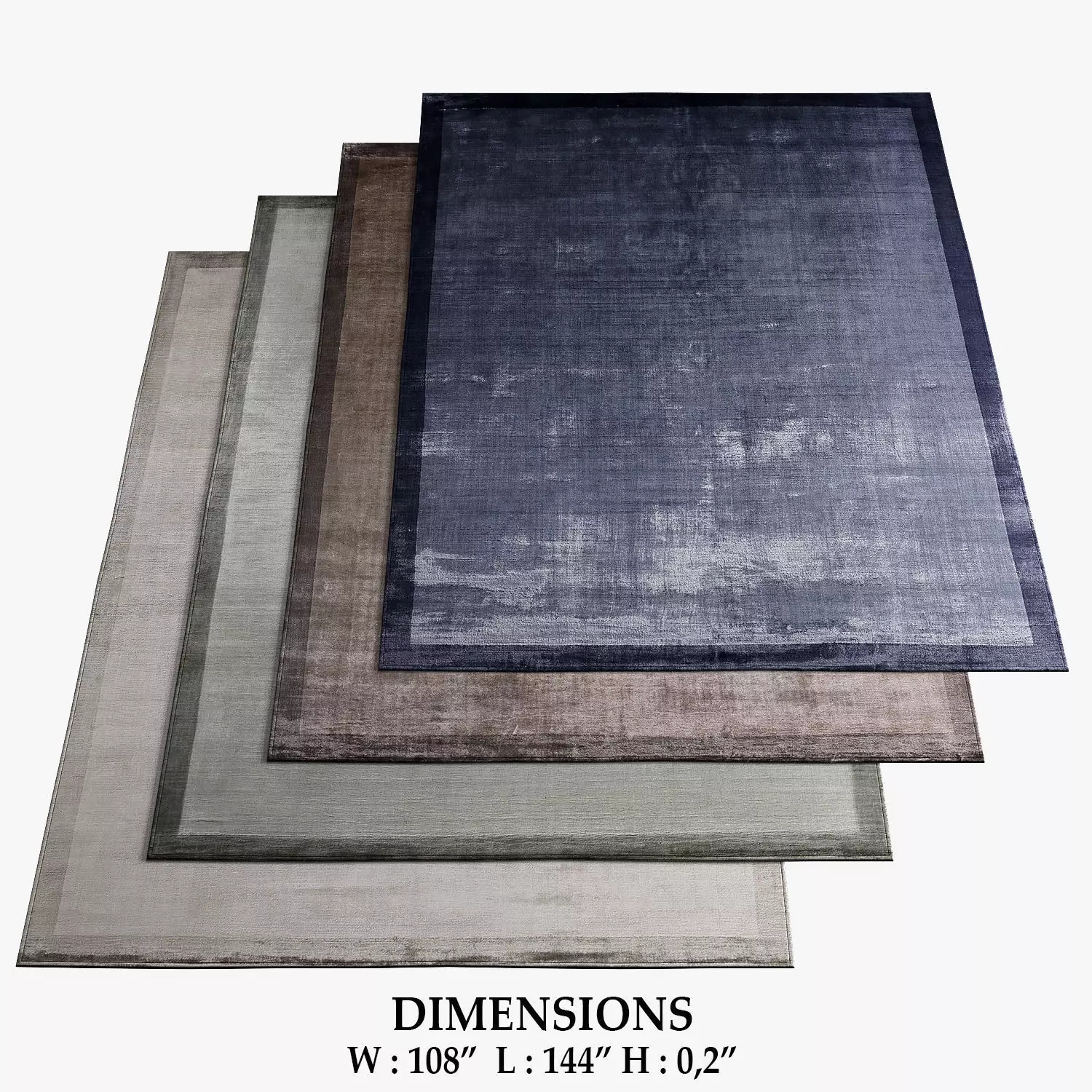 Restoration Hardware Rugs 75 3D model_0