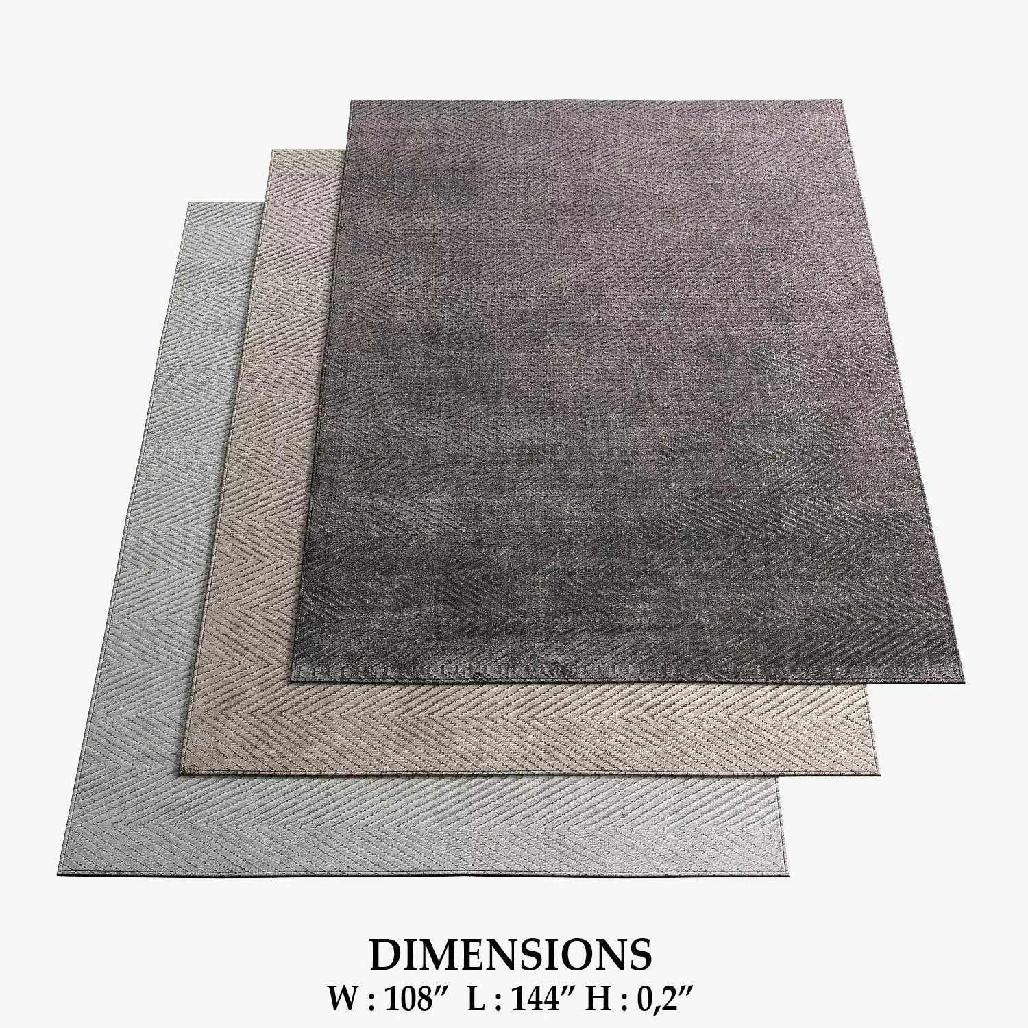 Restoration Hardware Rugs 78 3D model_0