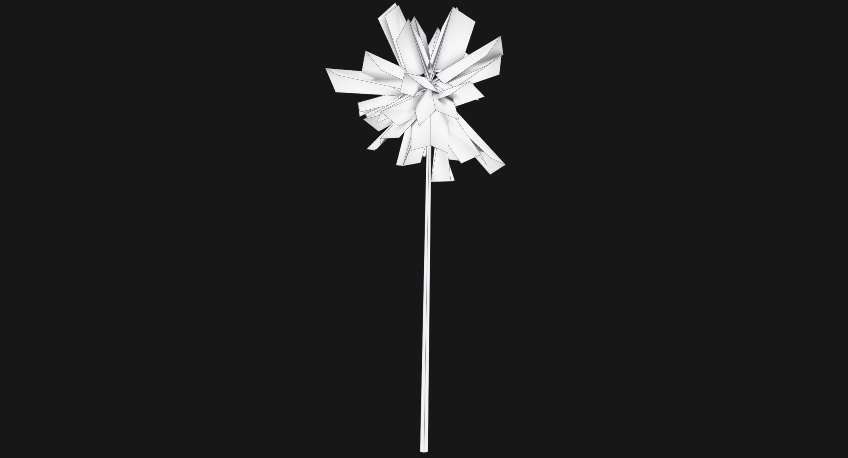 Coconut Palm Tree 8768 Low-poly 3D model_9