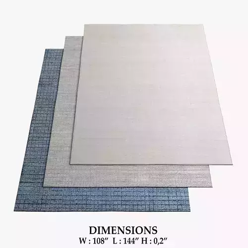 Restoration Hardware Rugs 82 Free 3D model
