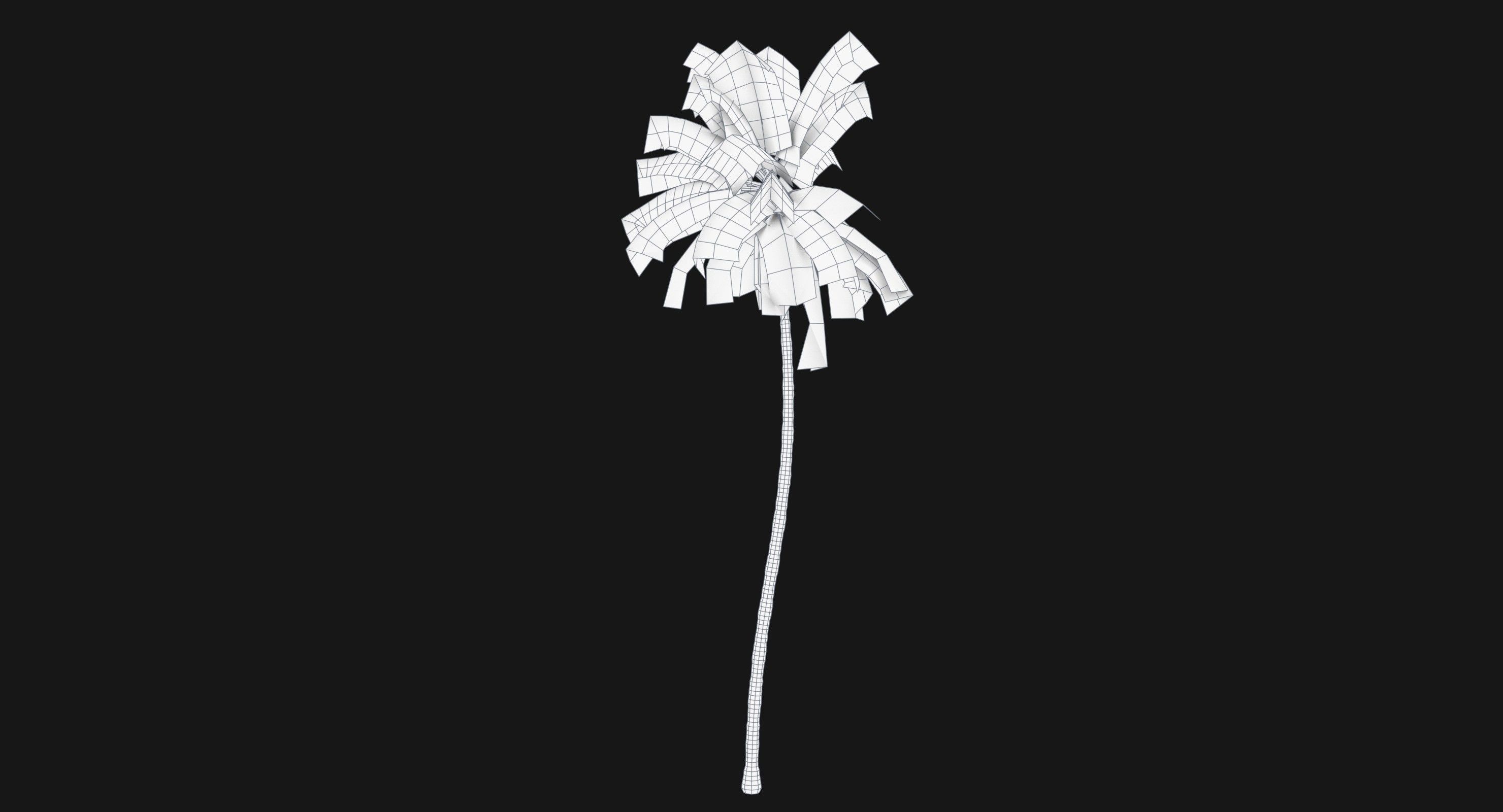 Coconut Palm Trees Asset 1 Low-poly 3D model_26