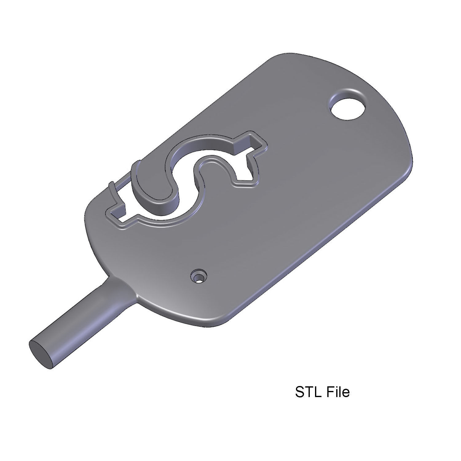 Dollar Symbol 3D print model_7