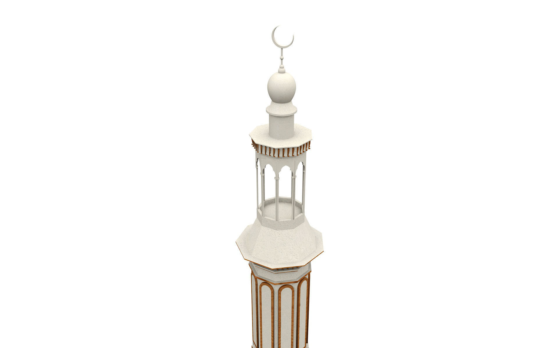 Minar Mosque 3D model 3D print model_2