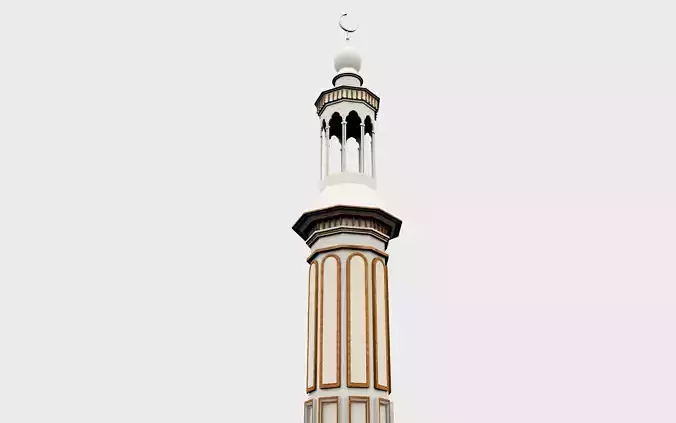 Minar Mosque 3D model 3D print model