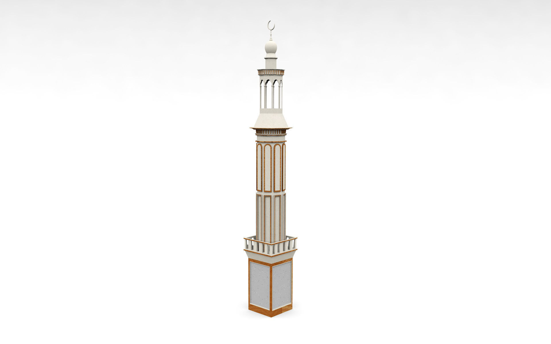 Minar Mosque 3D model 3D print model_1