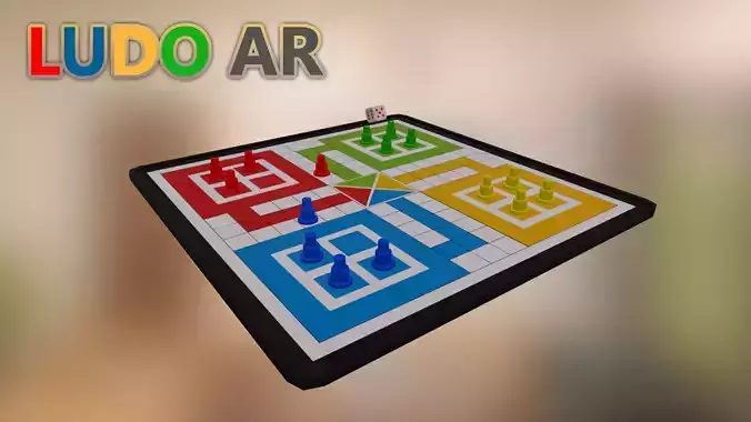 Ludo Ar Low-poly 3D model