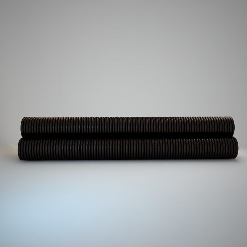 Drainage Tube 3D model_2