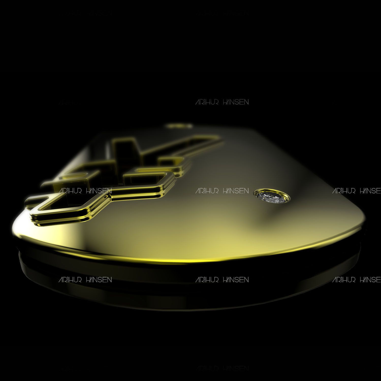 Yen Symbol 3D print model_4