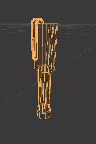 Rohr Hand grenade Low-poly 3D model_5