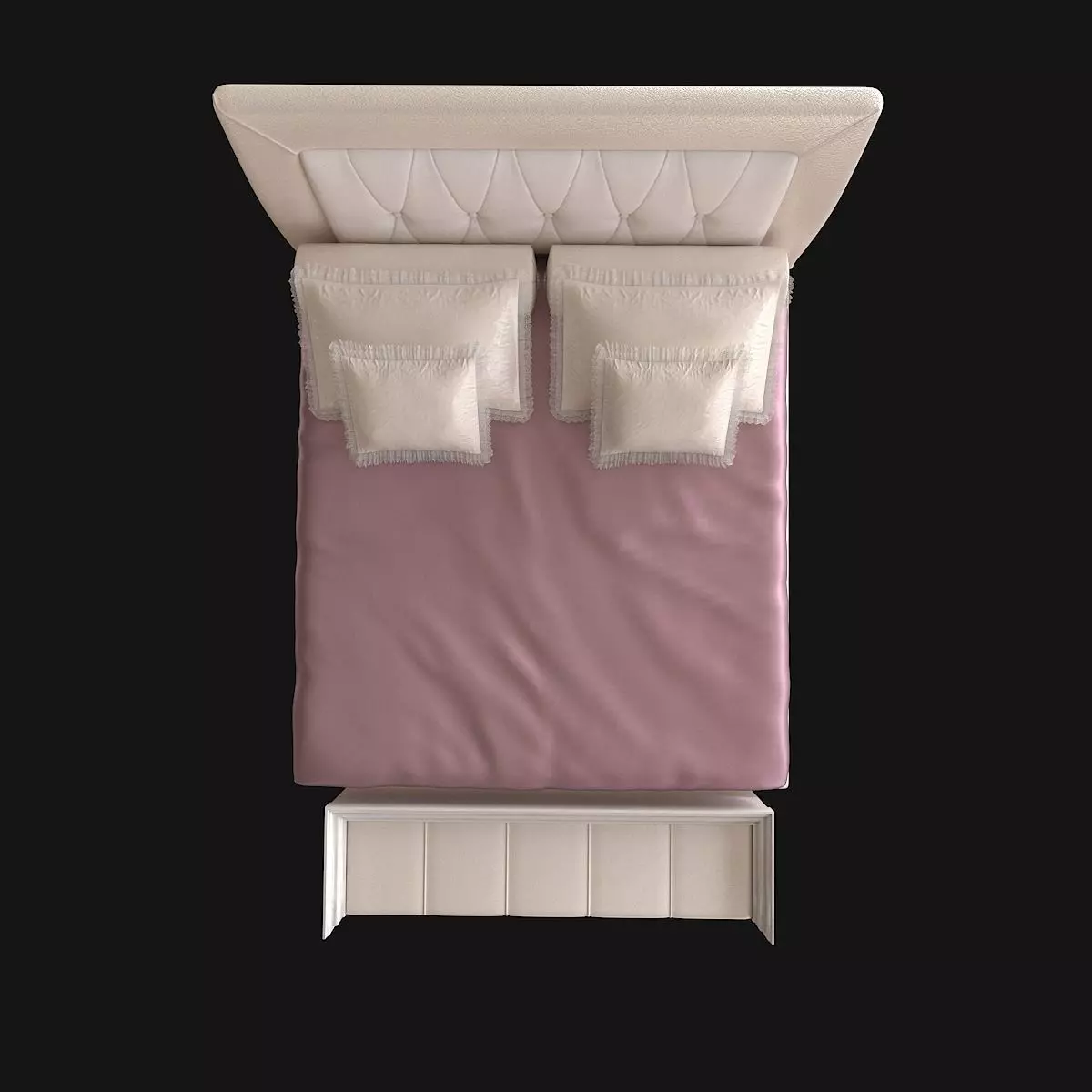 Bed Twin 3D model