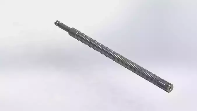 Broaching tool 3D model