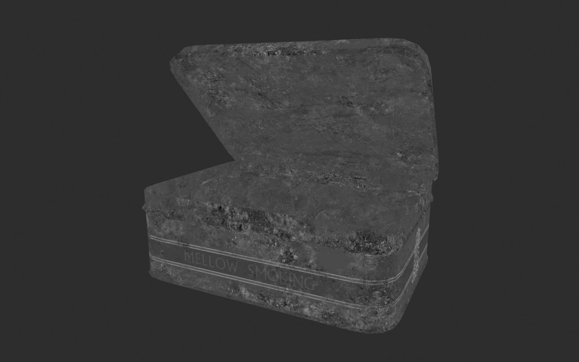Old Tobacco Tin - Murrays Mixture Low-poly 3D model_21
