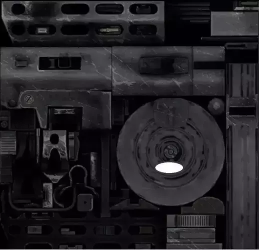 weapon sci-fi props Free low-poly 3D model