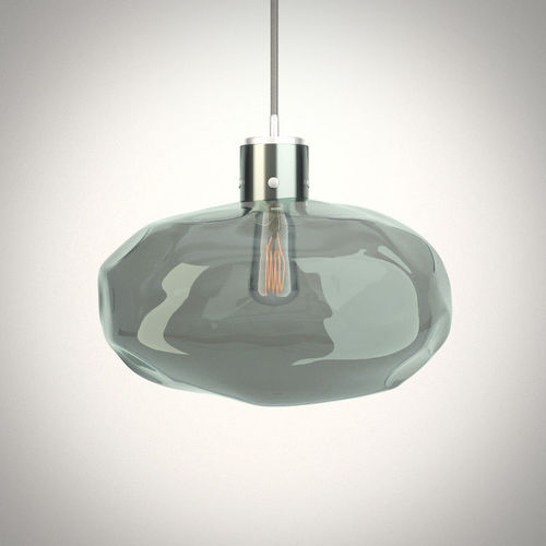 Modern luxurious hanging lamp - Heathfield Leoni Nickel Pendant 3D model