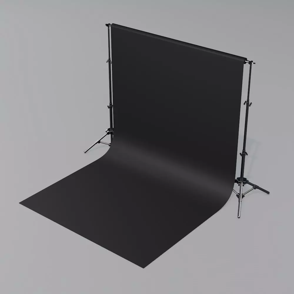 backdrop photo studio equipment 3D 3D model_0