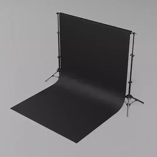 backdrop photo studio equipment 3D 3D model