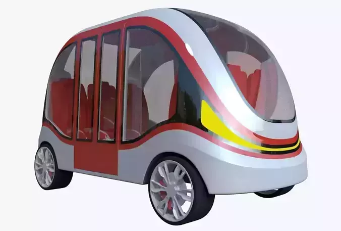 Smart minibus II 3D model