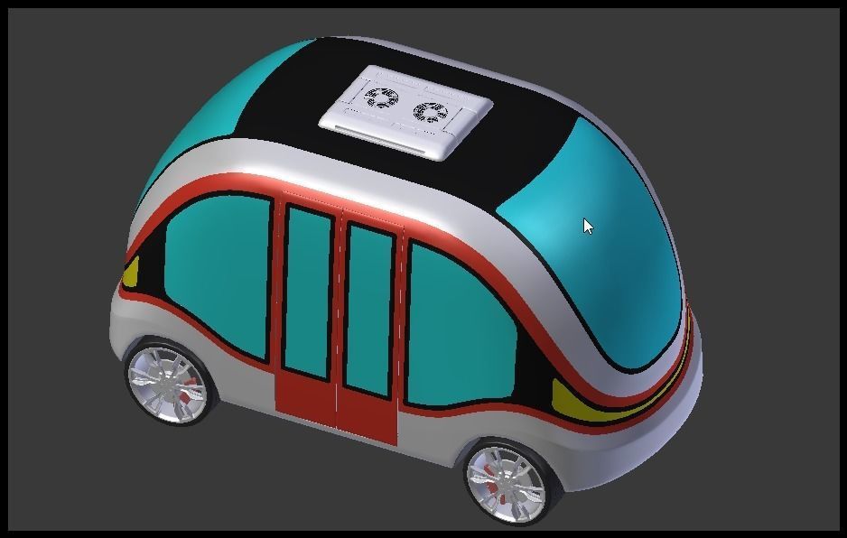 Smart minibus II 3D model_2