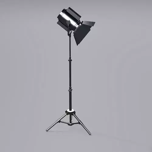 spotlight studio light on tripod