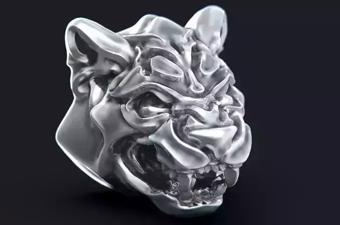 Big Cat Head Knocker 3D print model Big Cat Head Knocker 3D print model