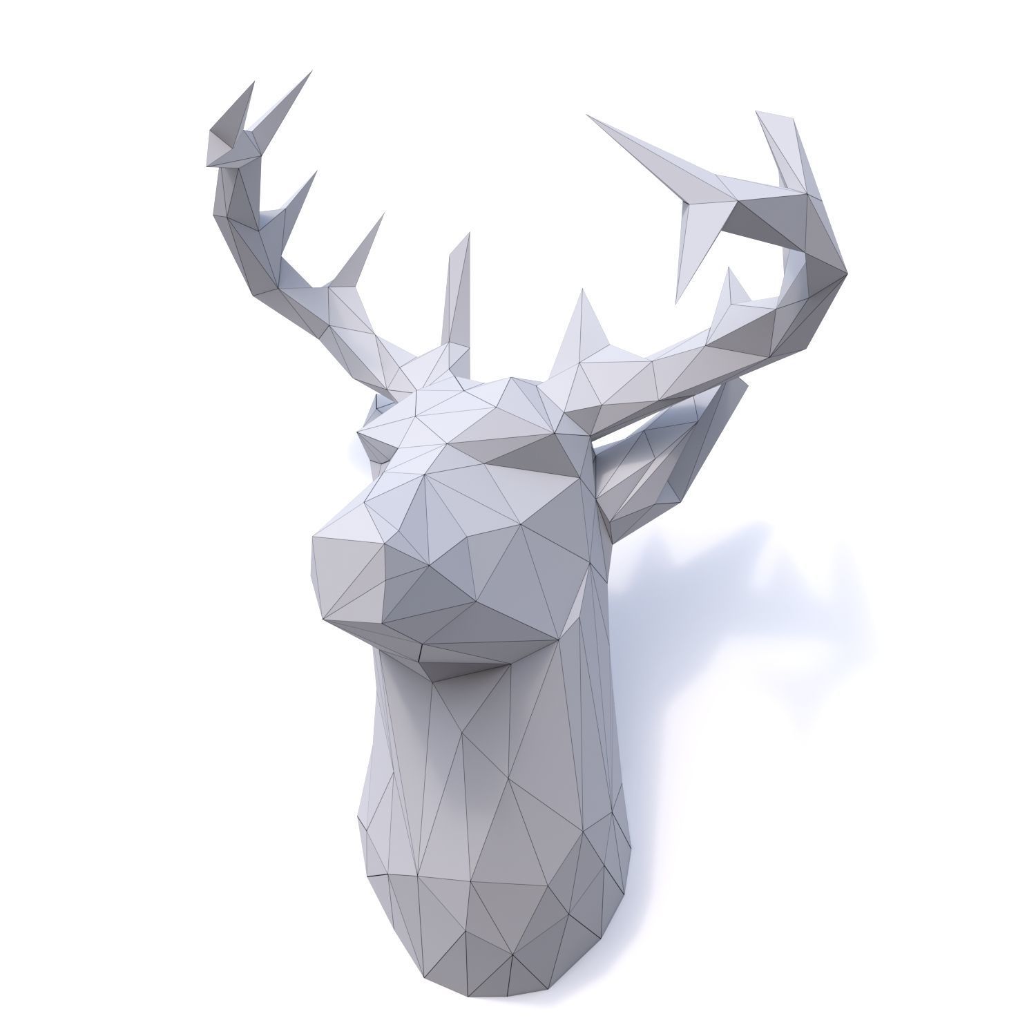 Deer Low Poly Low-poly 3D model_4