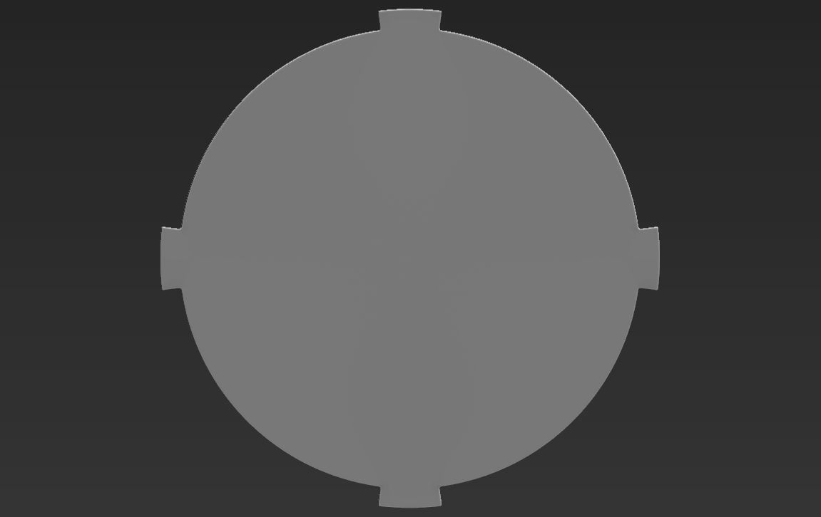 Decorative Brick Base Stand for figurines 3D print model_5