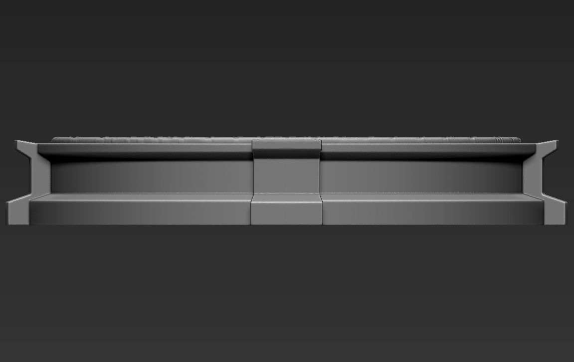 Decorative Brick Base Stand for figurines 3D print model_6