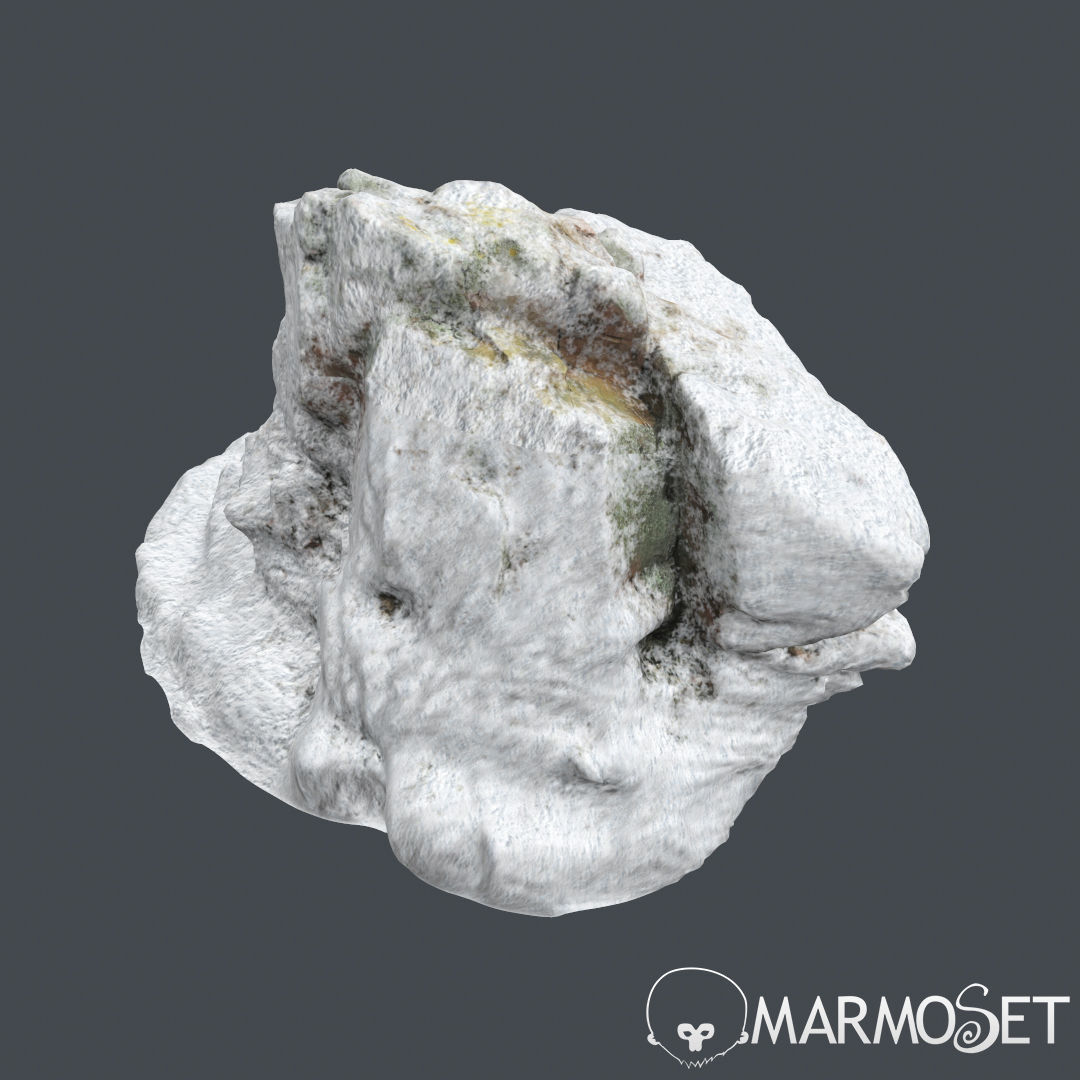 Cliff pack A snow bundle 3D model_23