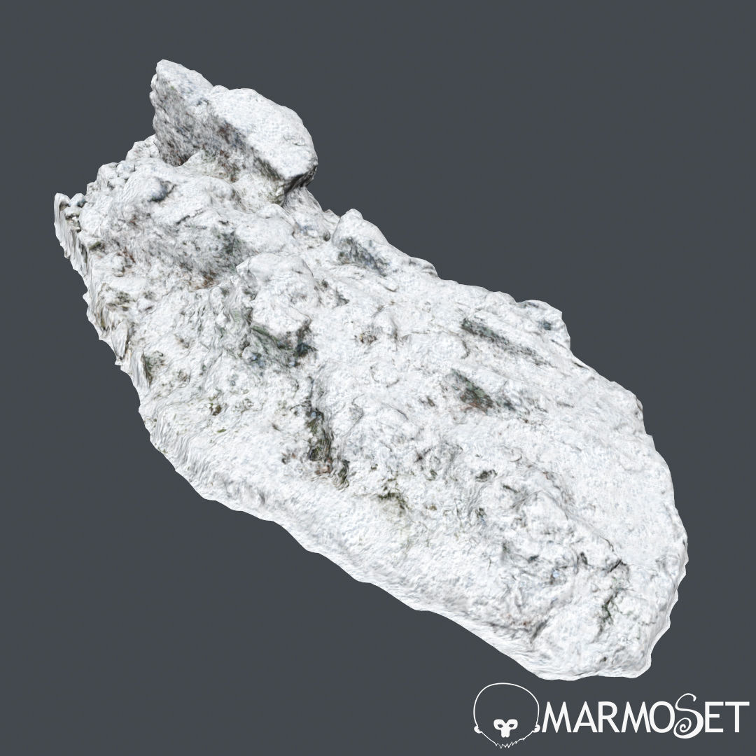 Cliff pack A snow bundle 3D model_38