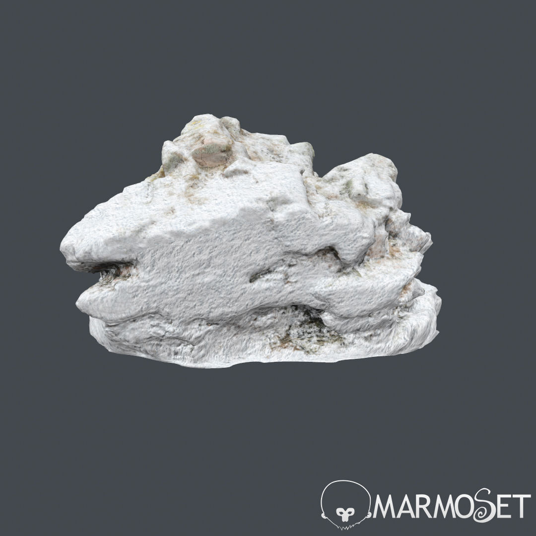 Cliff pack A snow bundle 3D model_21