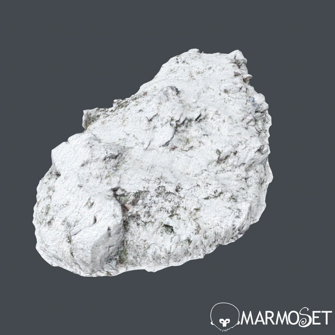 Cliff pack A snow bundle 3D model_13