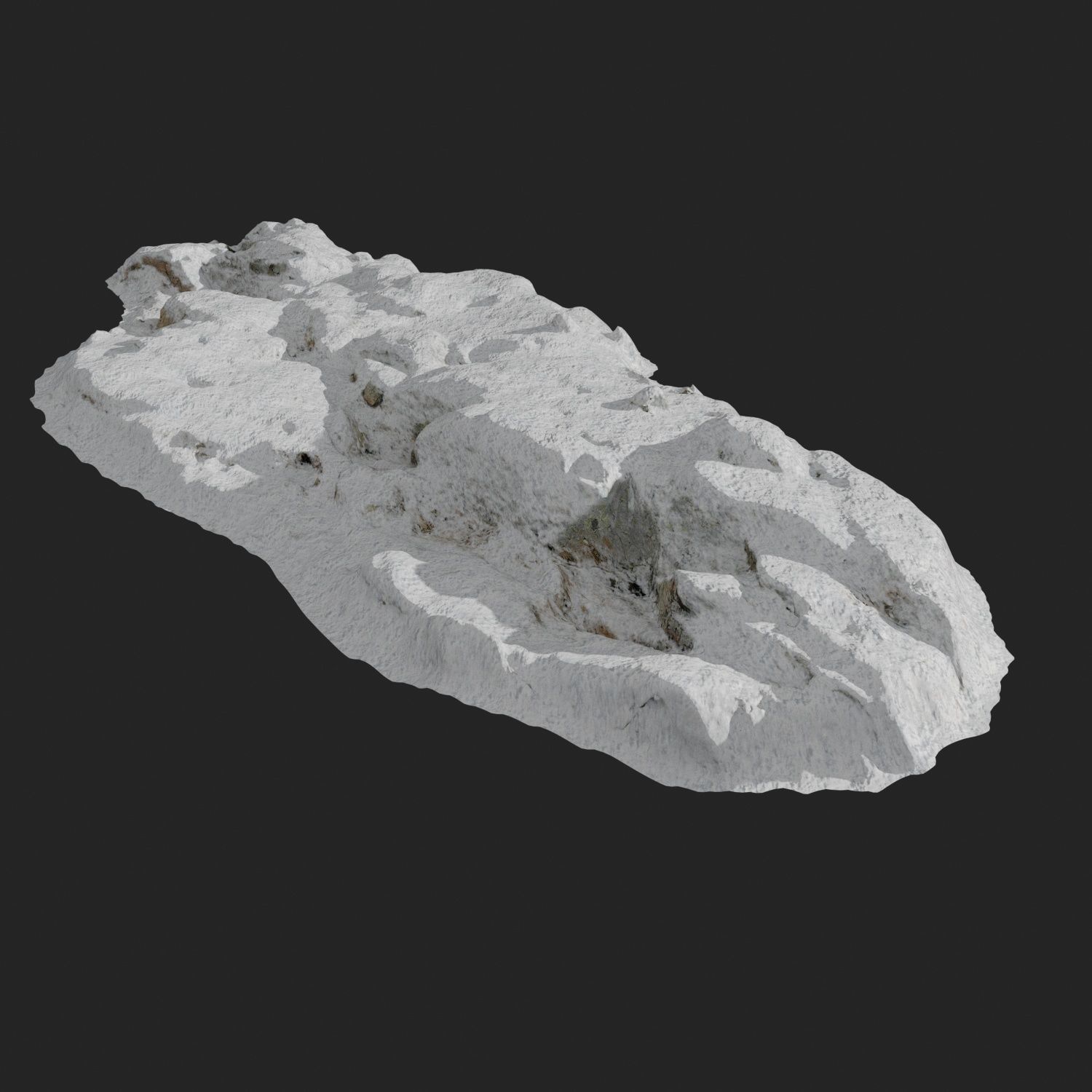Cliff pack A snow bundle 3D model_31